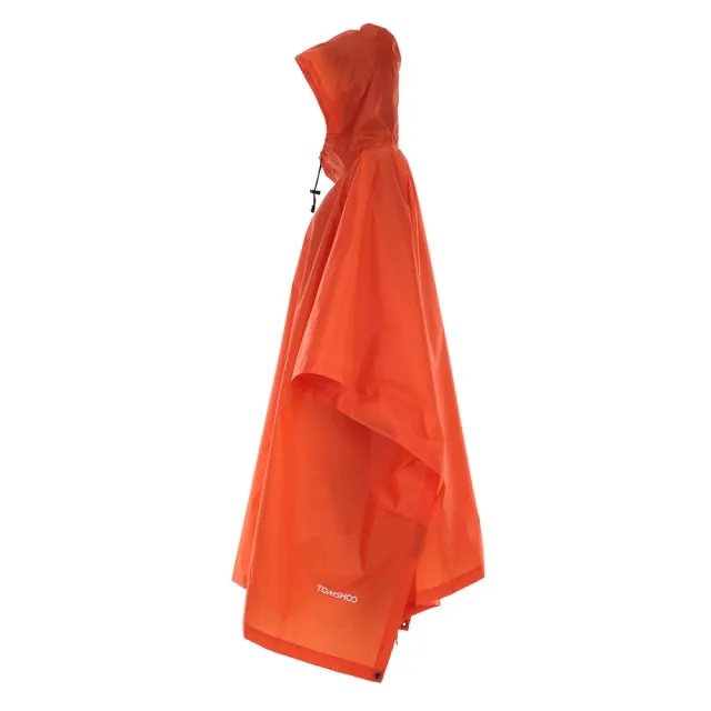 3 in 1 Raincoat Backpack Rain Cover Rain Coat Hood Hiking Cycling Rain Cover Poncho Raincoat Waterproof Outdoor Camping Tent Mat