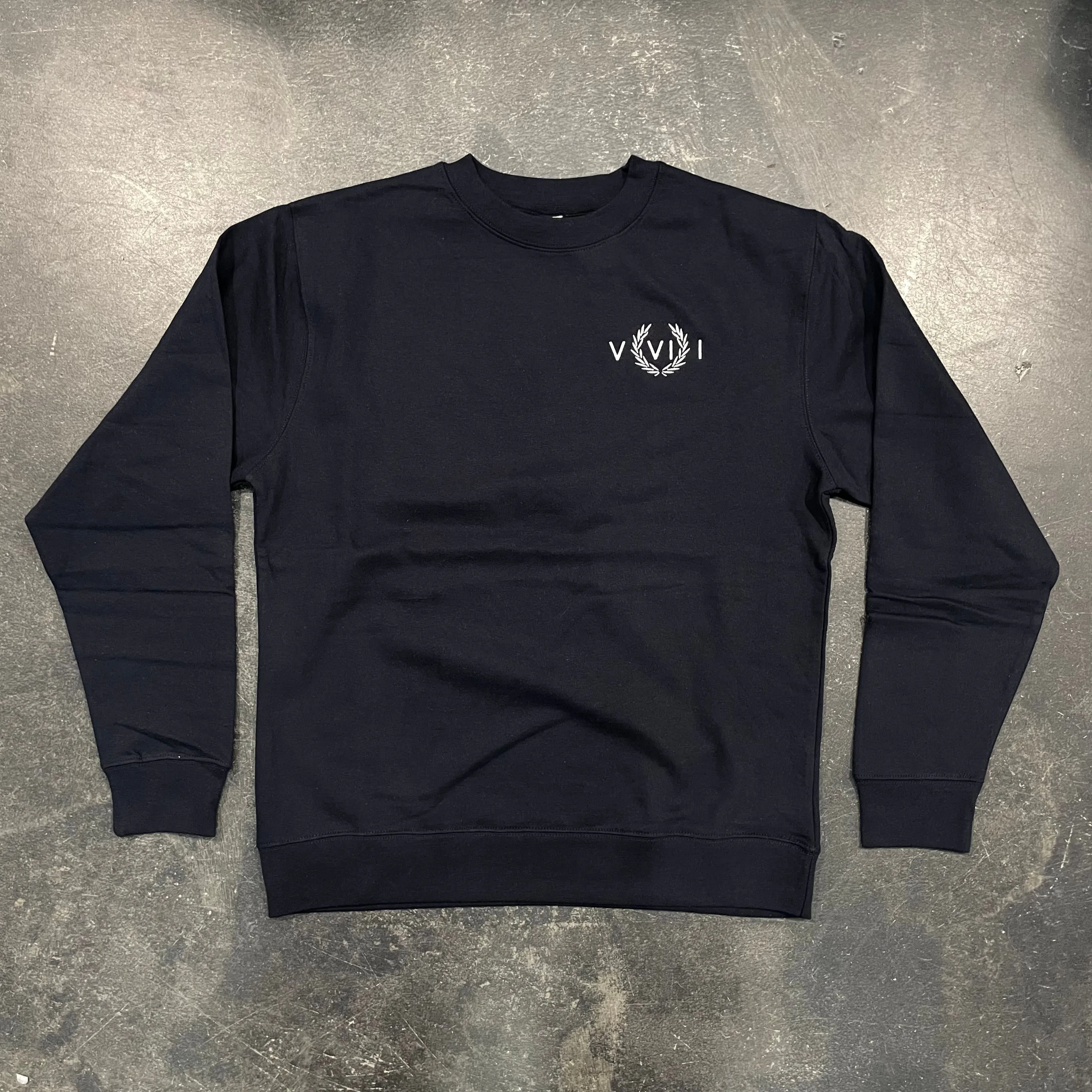 561 Sweatshirt Crewneck Numeral Navy/White