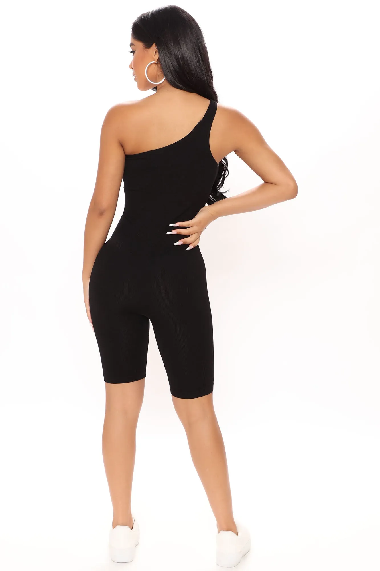 Always Thriving Seamless Romper - Black