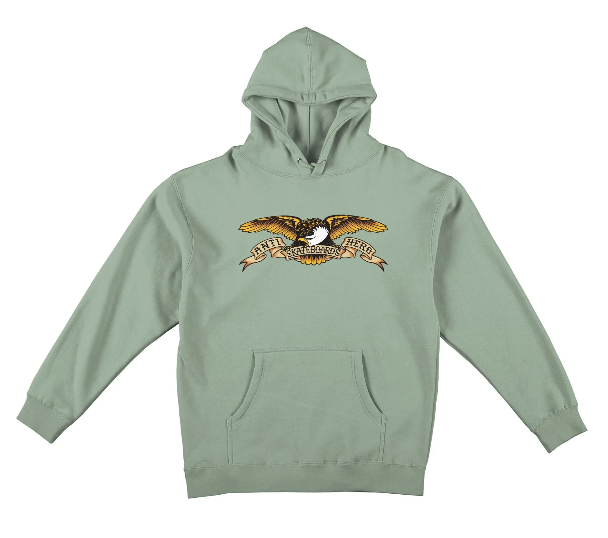 Antihero Eagle Hooded Sweatshirt Dusty Sage / Black