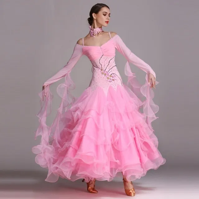 #B260 Ballroom Dress- Waltz- Modern- Foxtrot -Tango