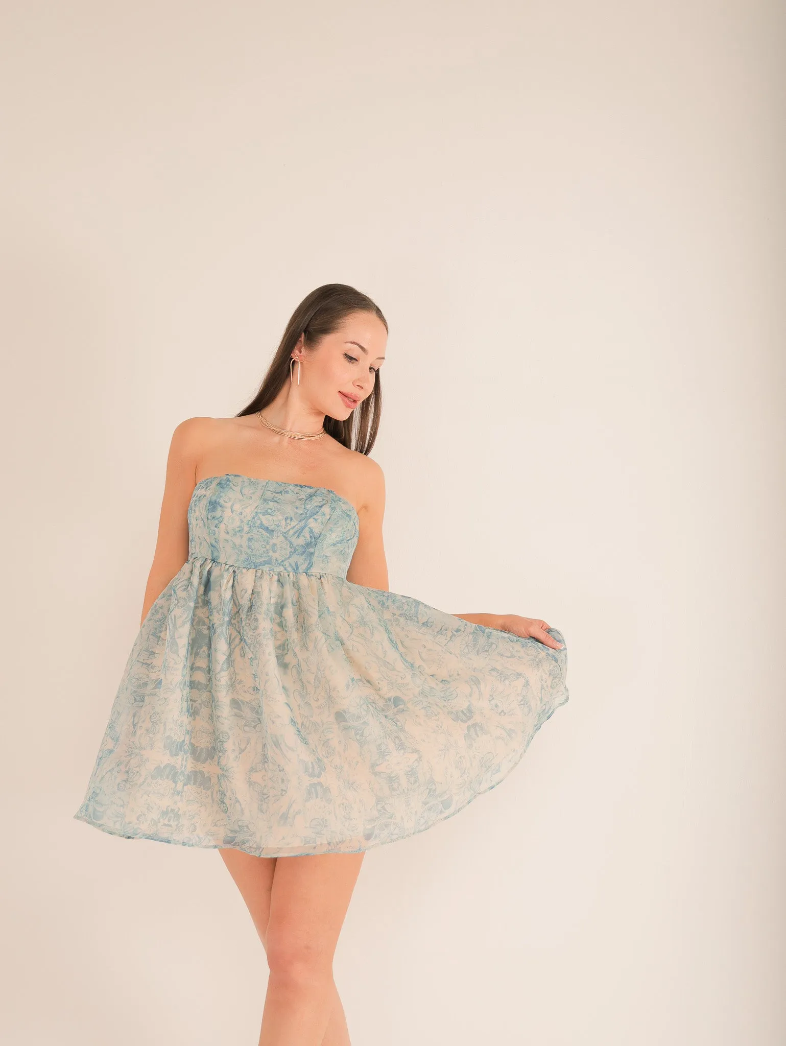 Blooming Babydoll Dress