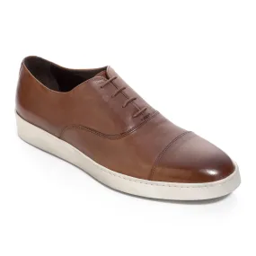 Bosley Cognac Calf Hybrid Cap Toe Lace Up