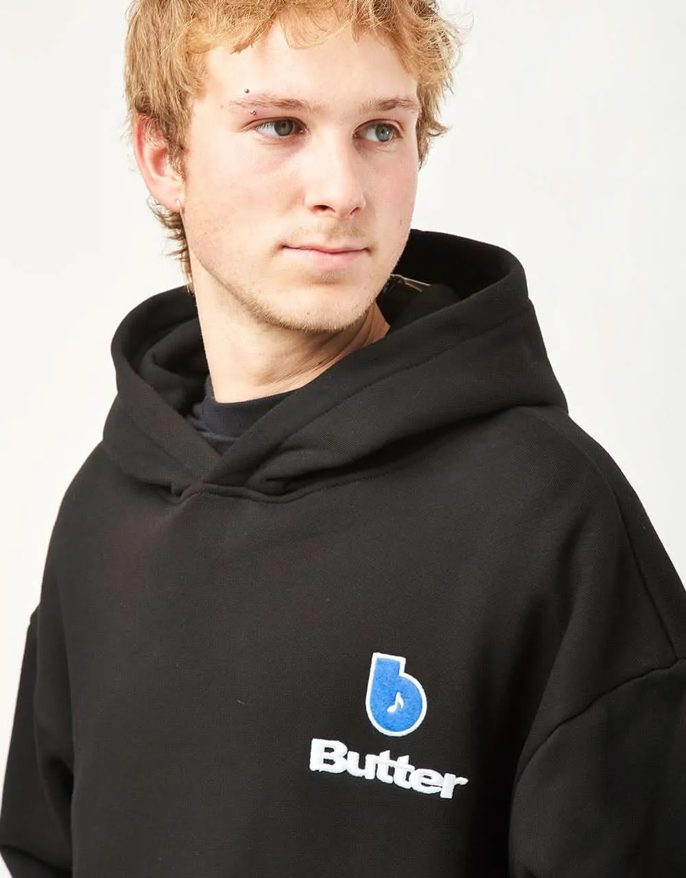 Butter Goods x Blue Note Finest Logo Pullover Hoodie - Black