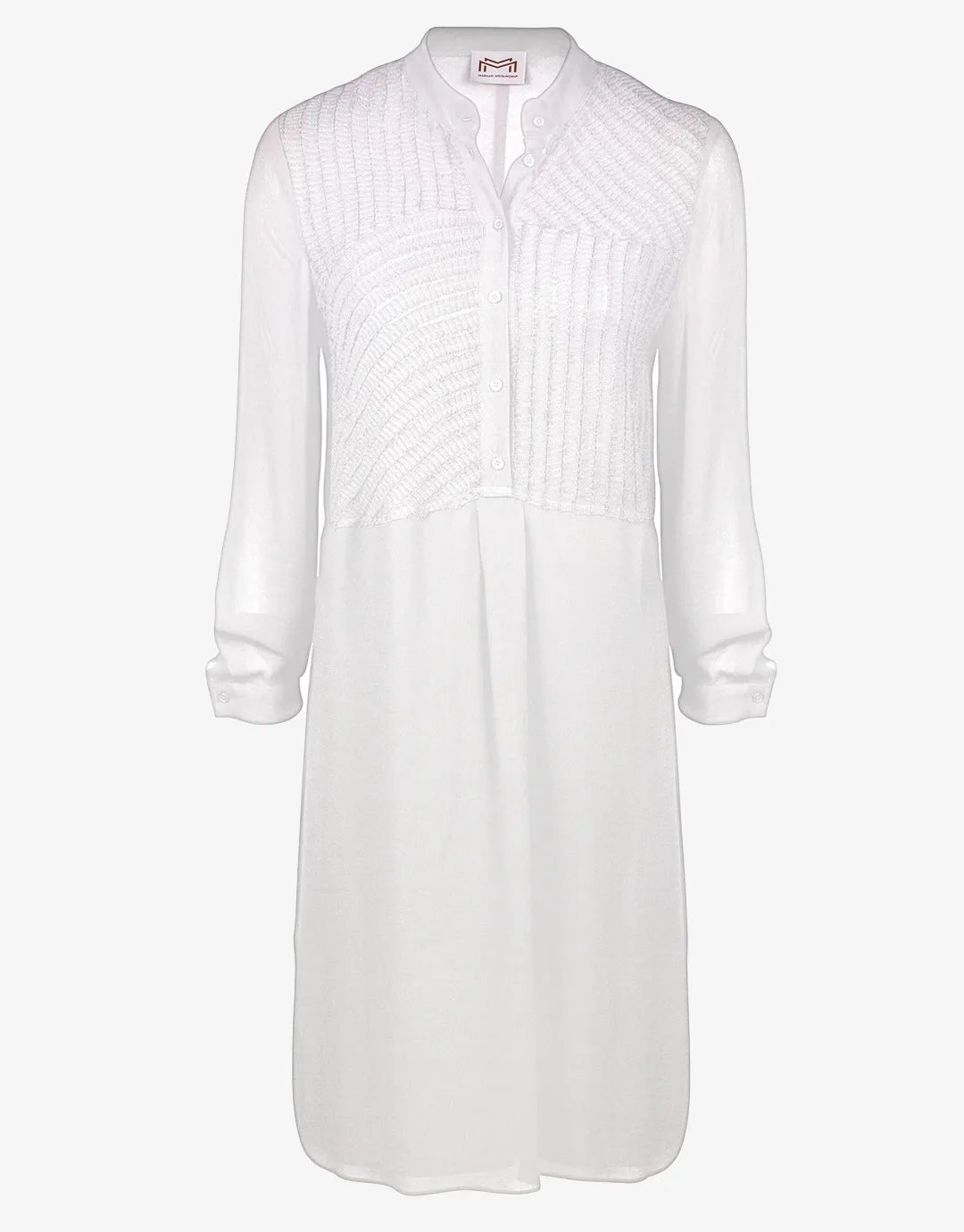 Buttoned Tunic - White