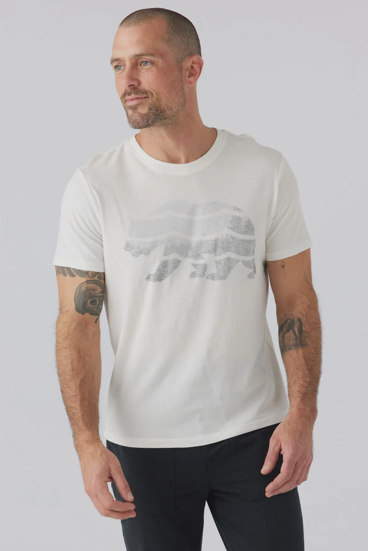 Cali Bear Sunset Tee