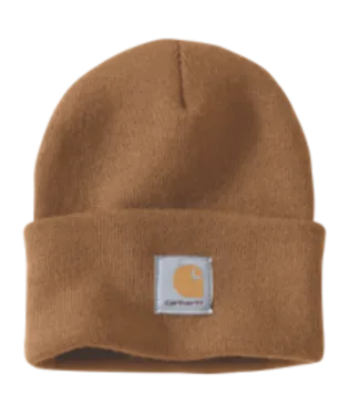 Carhartt A18-BRN Carhartt Brown Knit Cuffed Beanie