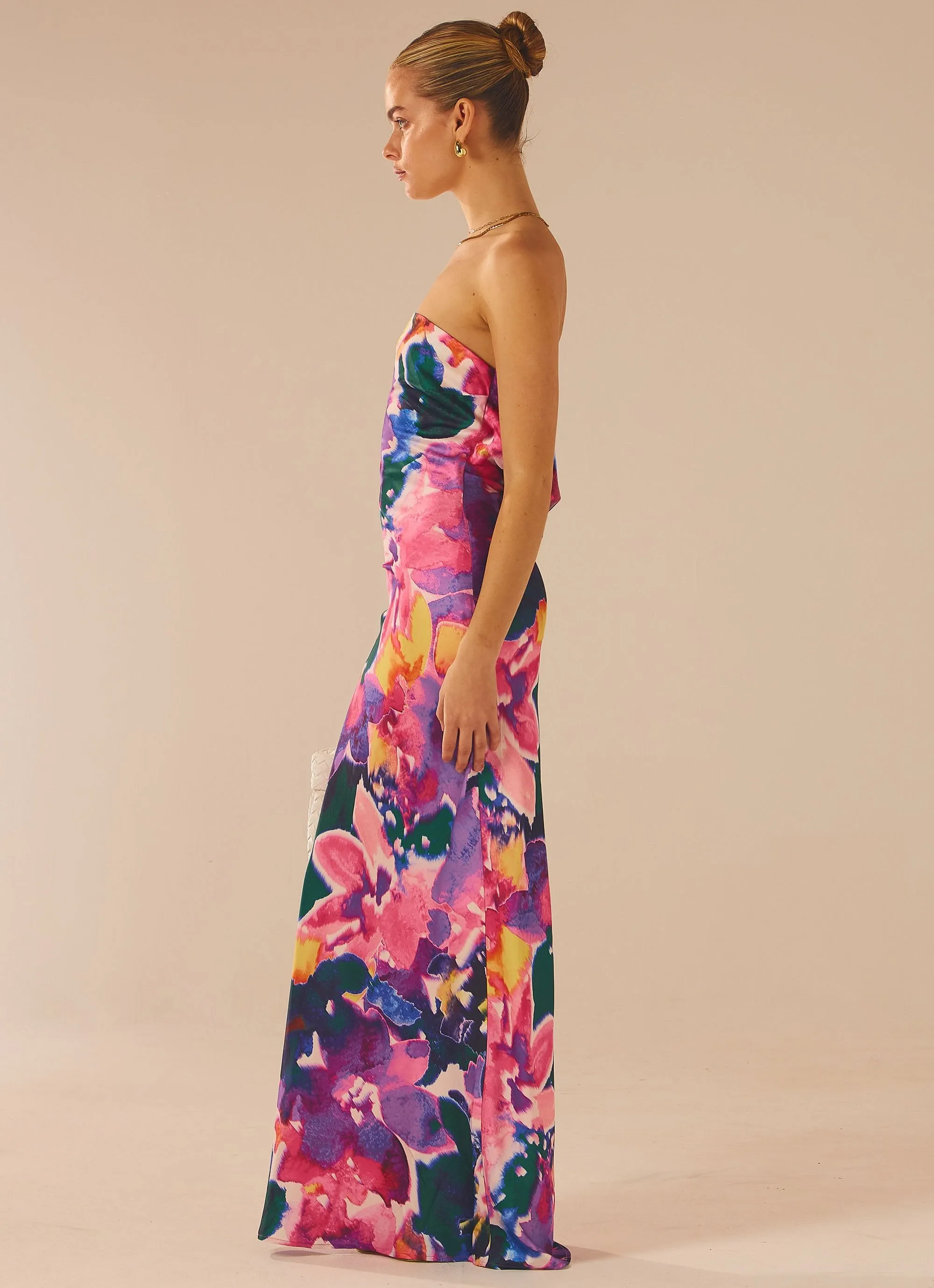 Carried Away Maxi Dress - Candy Bouquet