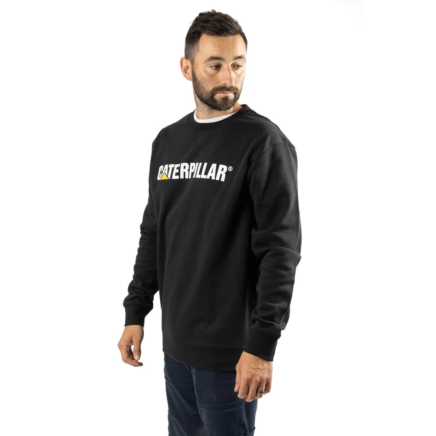 Caterpillar Midweight Crewneck Sweatshirt  Black