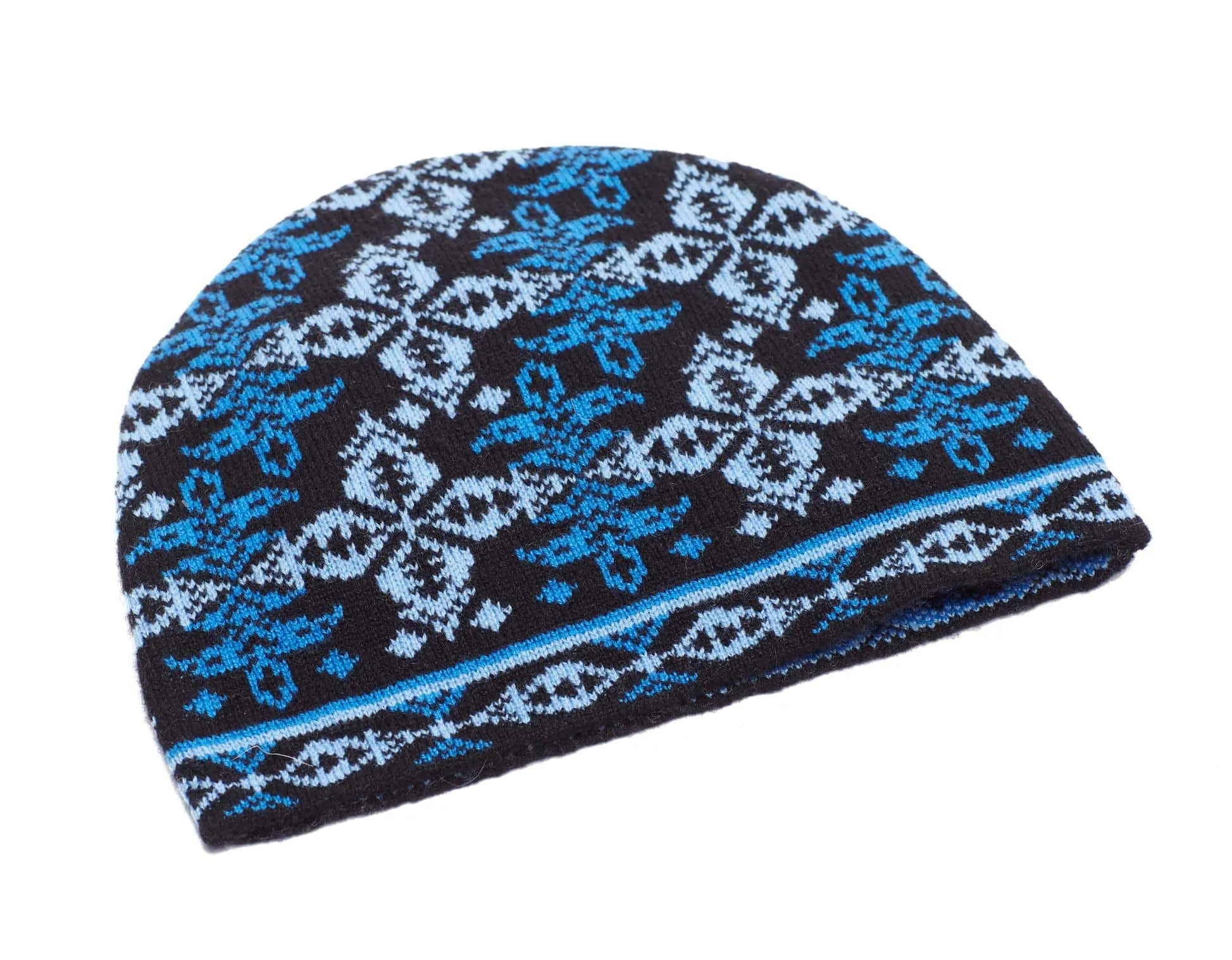 Chandelier Cashmere Jacquard-Knit Cashmere Hat