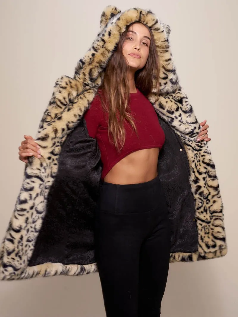 Classic Ocelot Luxe Faux Fur SpiritHood Coat