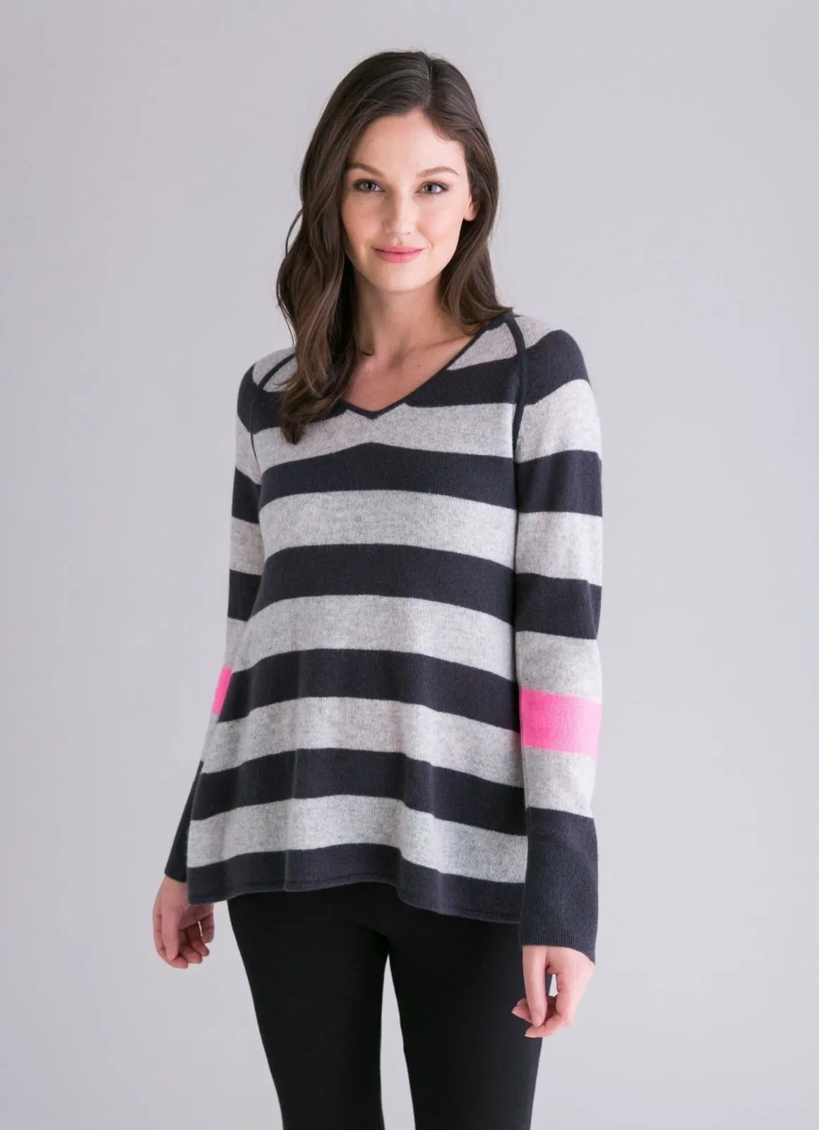 Claudia Nichole - Cashmere Stripe Tunic