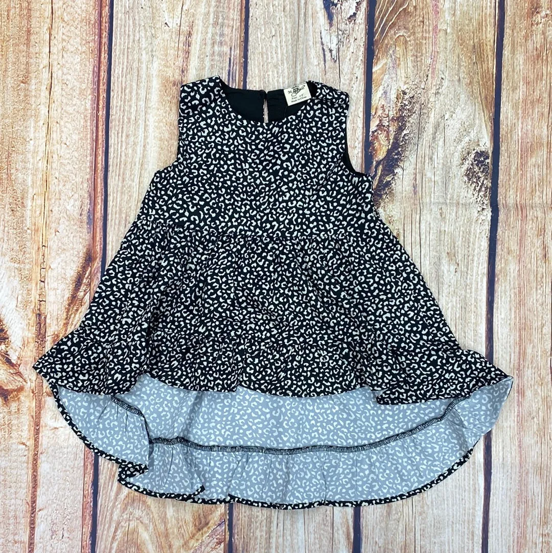 CLEARANCE Ml Kids Leopard Hi-Lo Sleeveless Tunic