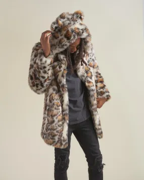 Clouded Leopard Classic Faux Fur Coat | Men's