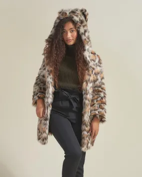 Clouded Leopard Classic Faux Fur Coat | Women's