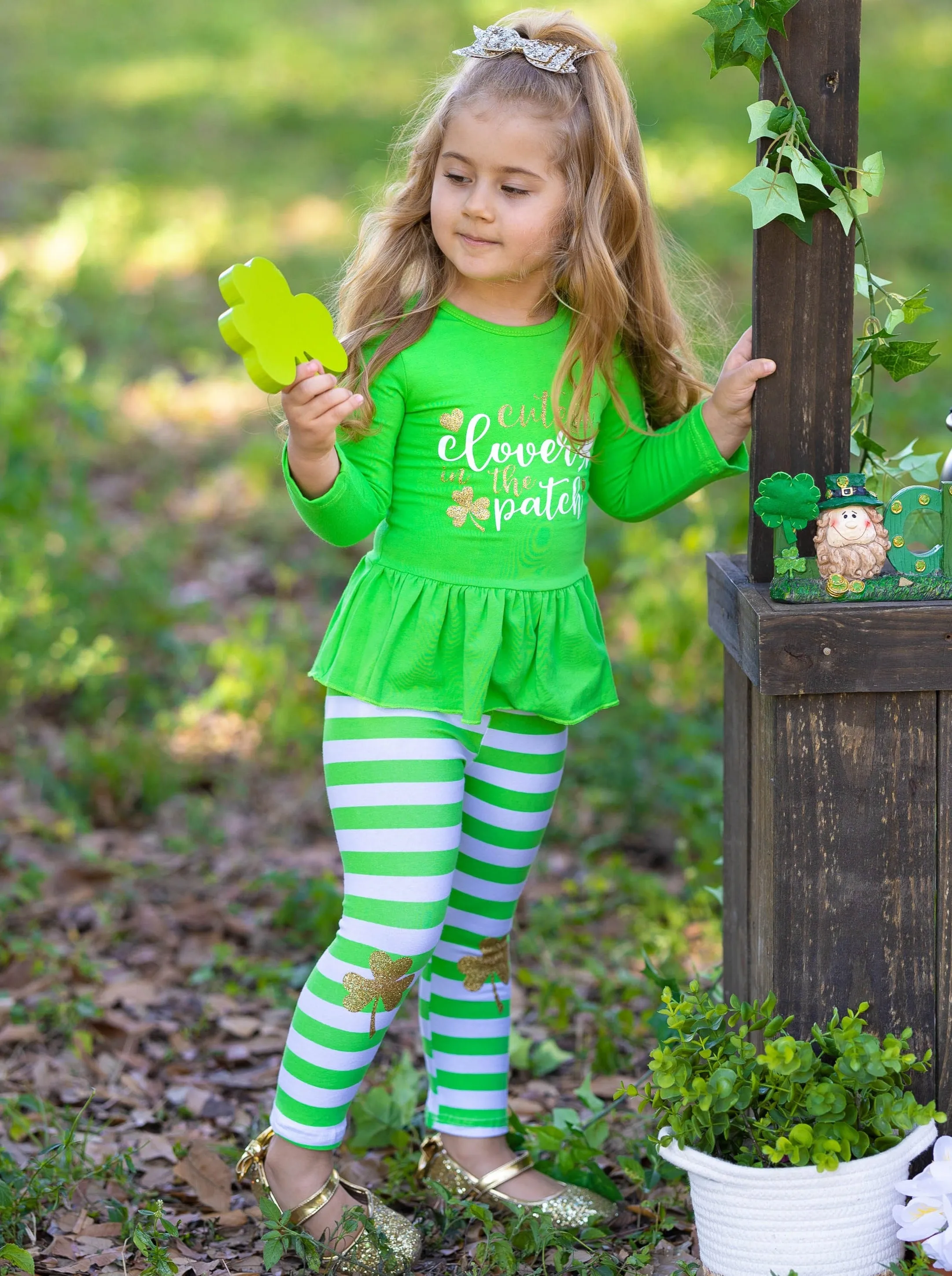 Cutest Clover In The Patch Legging Set