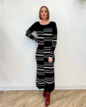 Demi Stripped Sweater Dress