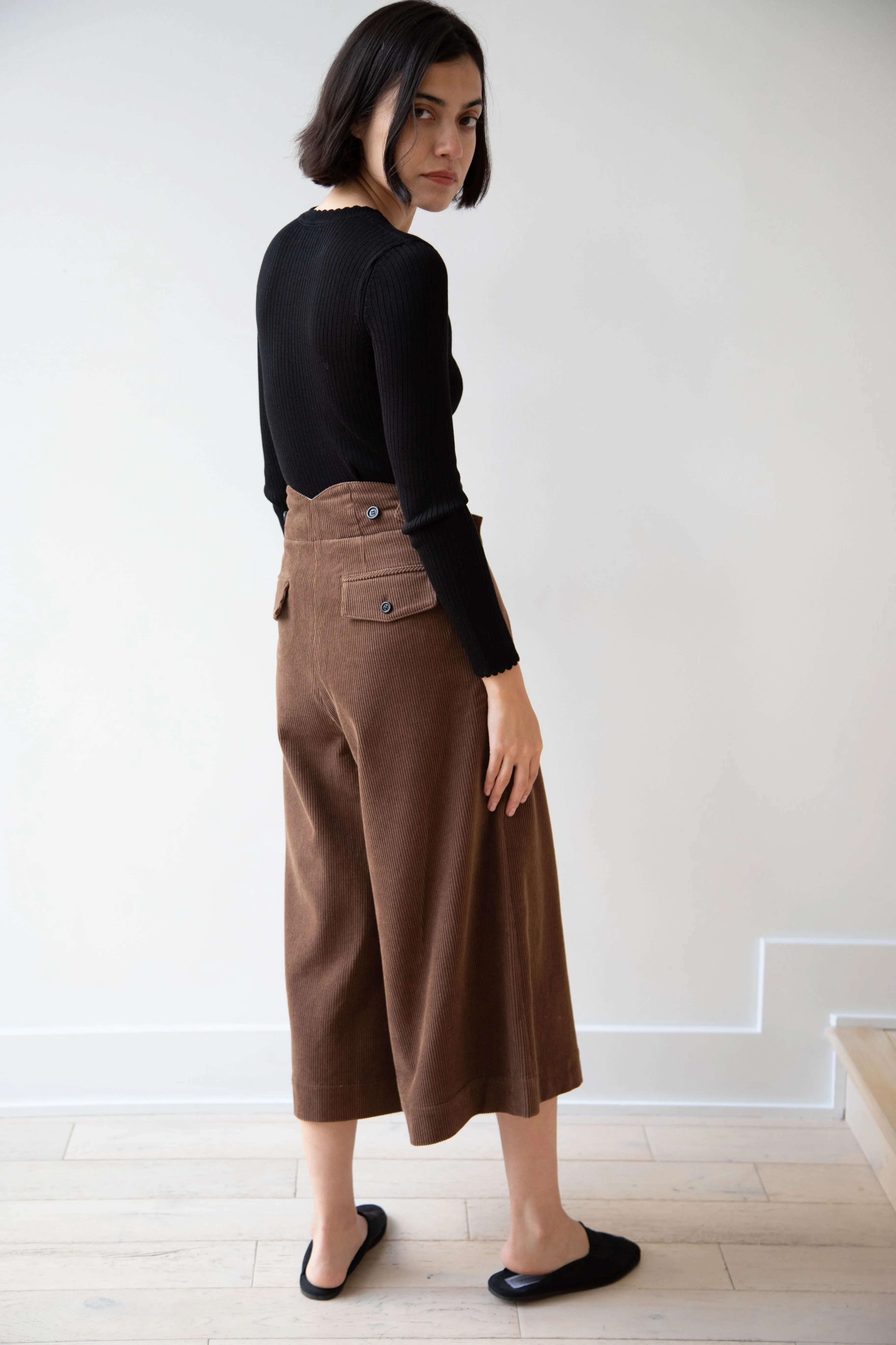 EASTBYEASTWEST | Wood Culottes in Chocolate