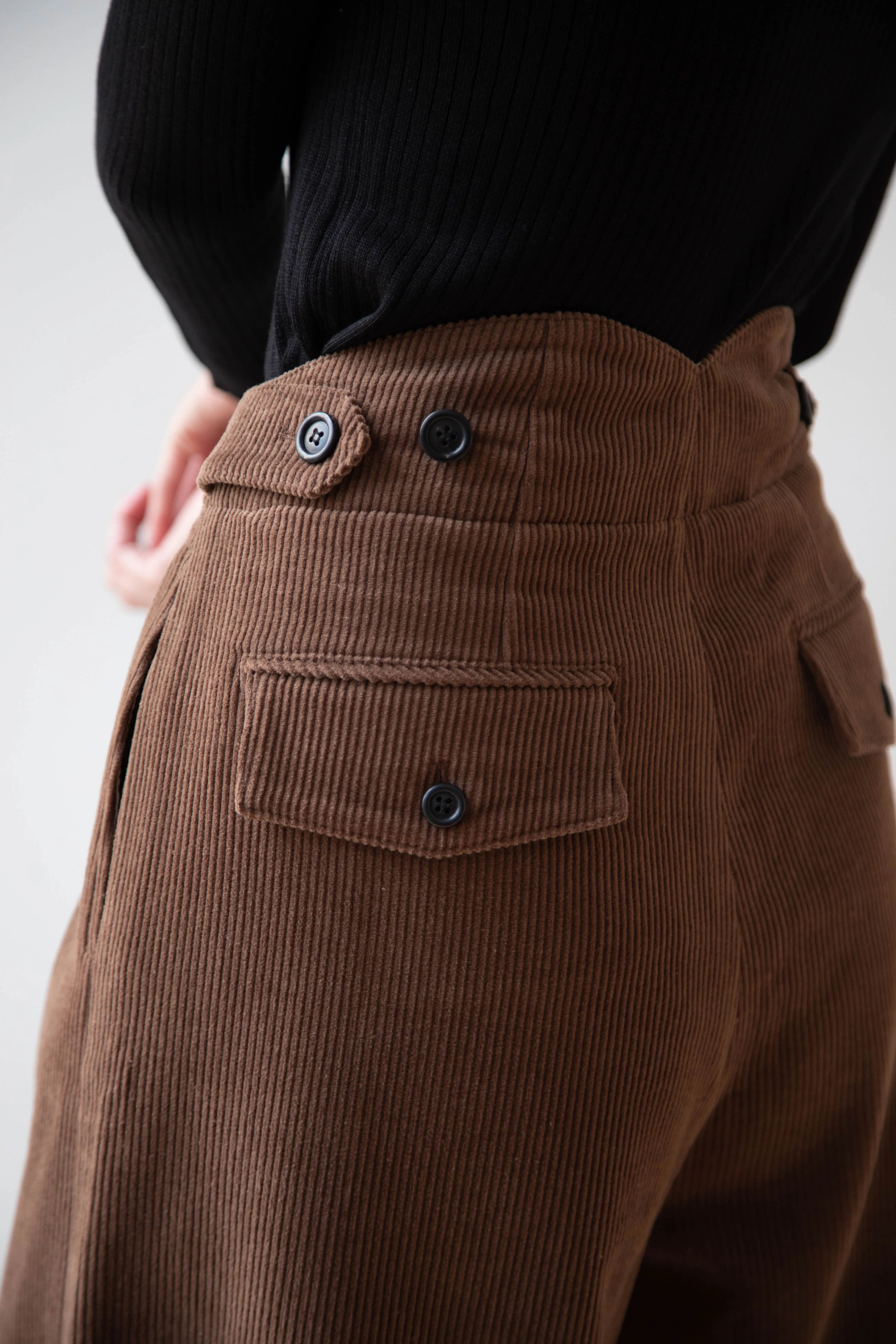 EASTBYEASTWEST | Wood Culottes in Chocolate