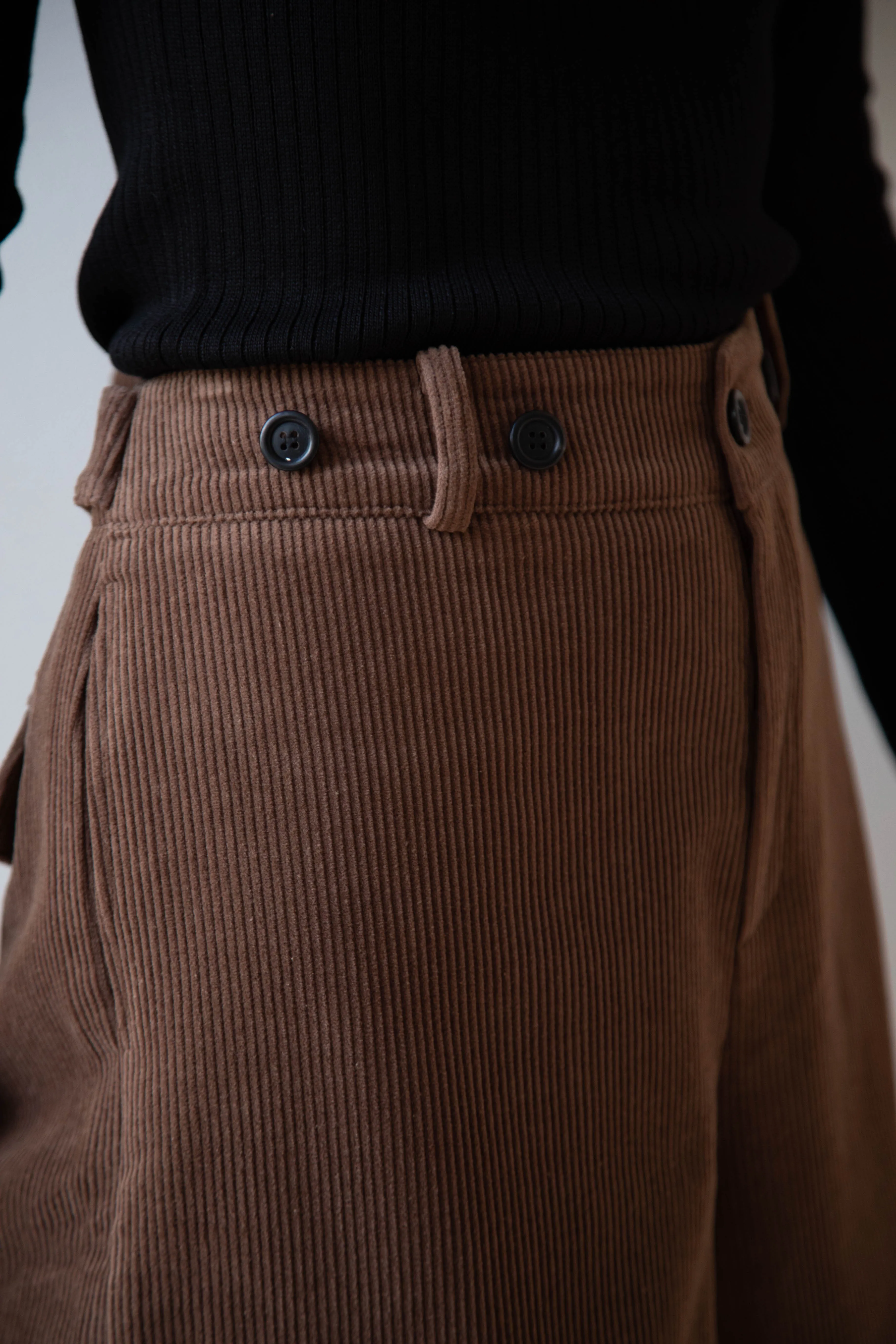 EASTBYEASTWEST | Wood Culottes in Chocolate