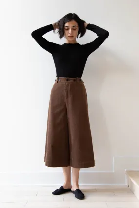 EASTBYEASTWEST | Wood Culottes in Chocolate