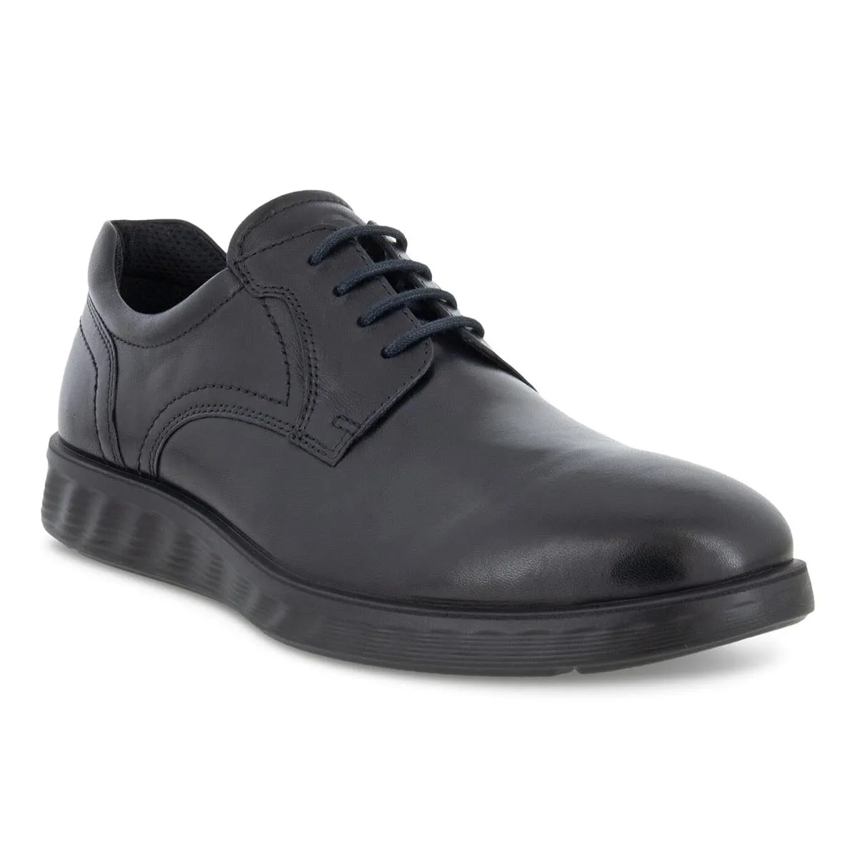 Ecco Lite Hybrid Plain Toe Dress Shoe - Black