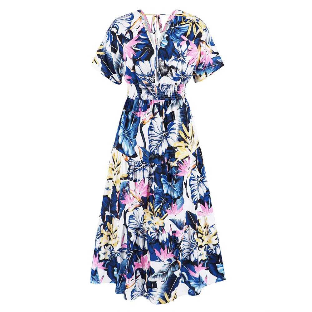 Elegant and Charming Long Floral Dress