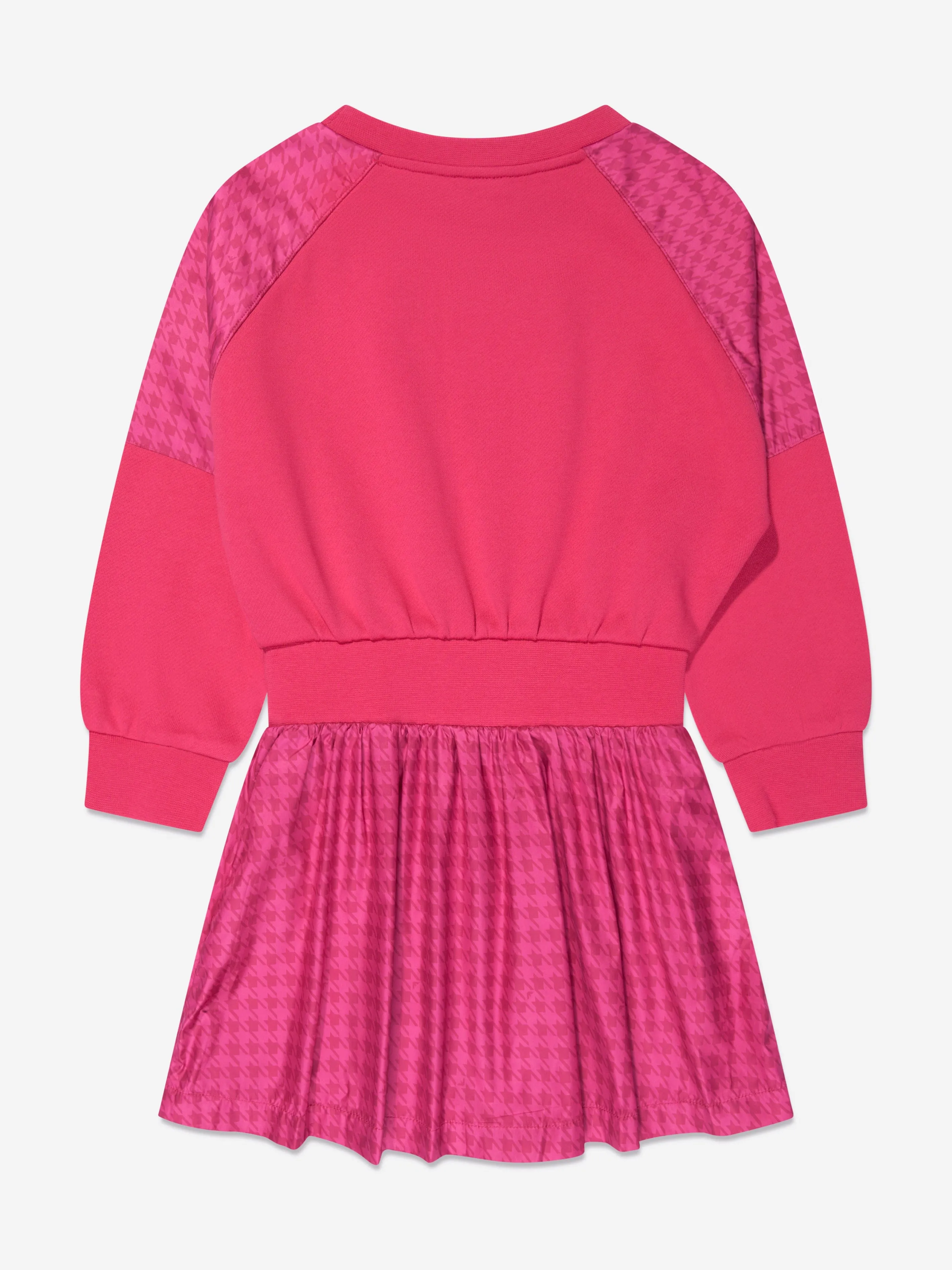 Emporio Armani Girls Logo Sweater Dress in Pink