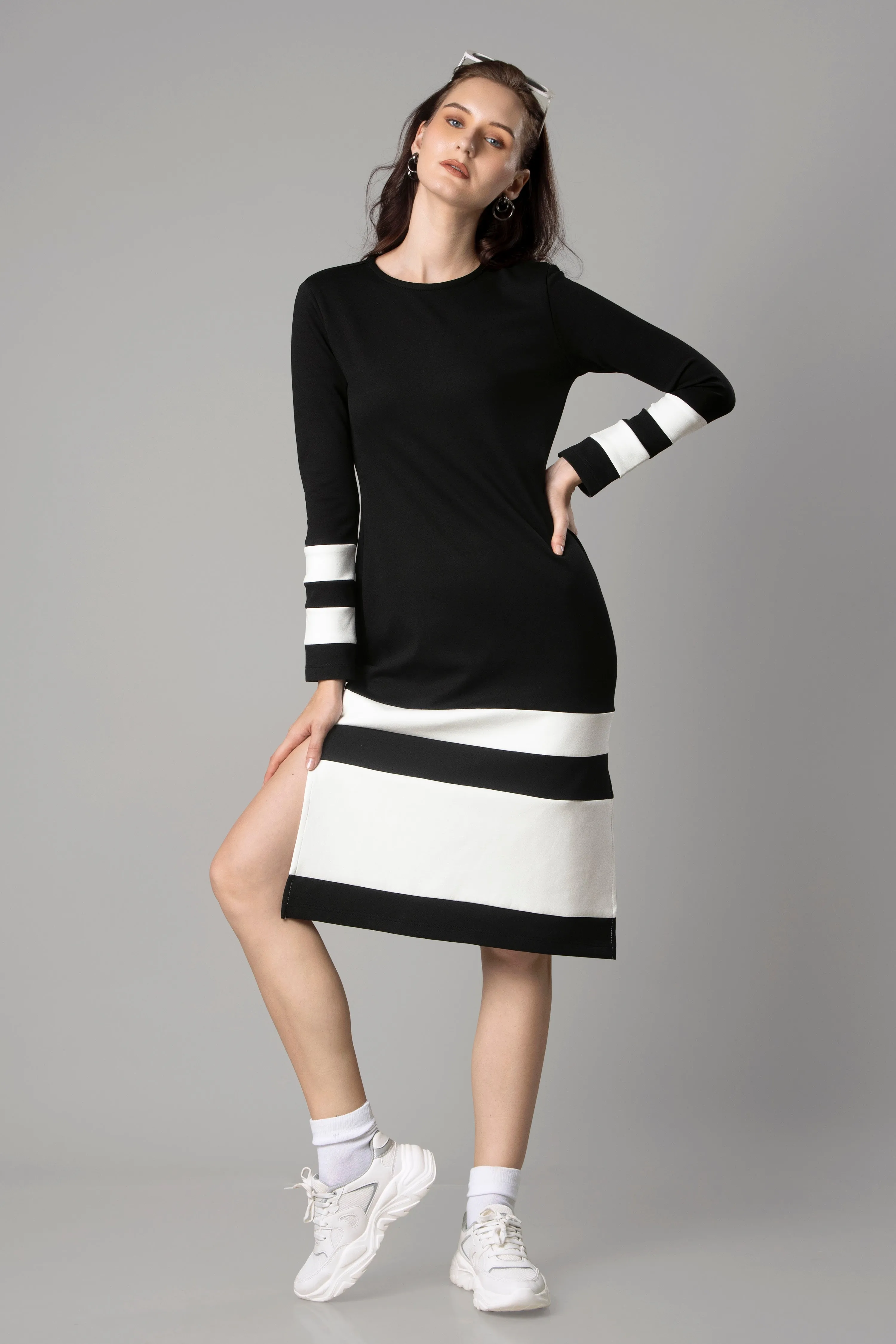 Exclusive Bodycon Polo Midi Dress For Women