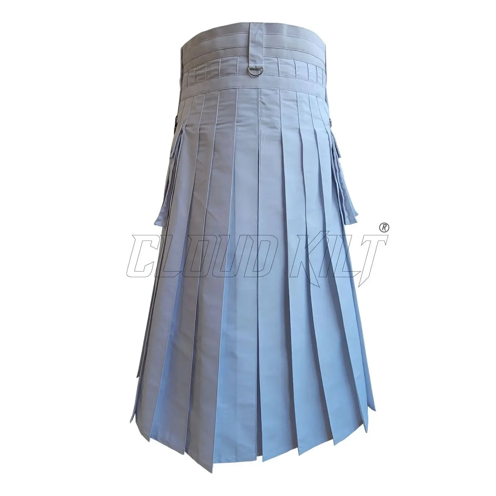 Fashion Utility Hybrid Kilt For Men With Chrome Chain