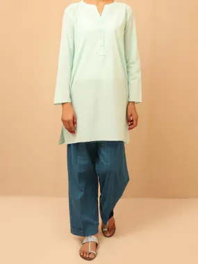 Ferozi Linen Tunic - ALCR-LK-1017