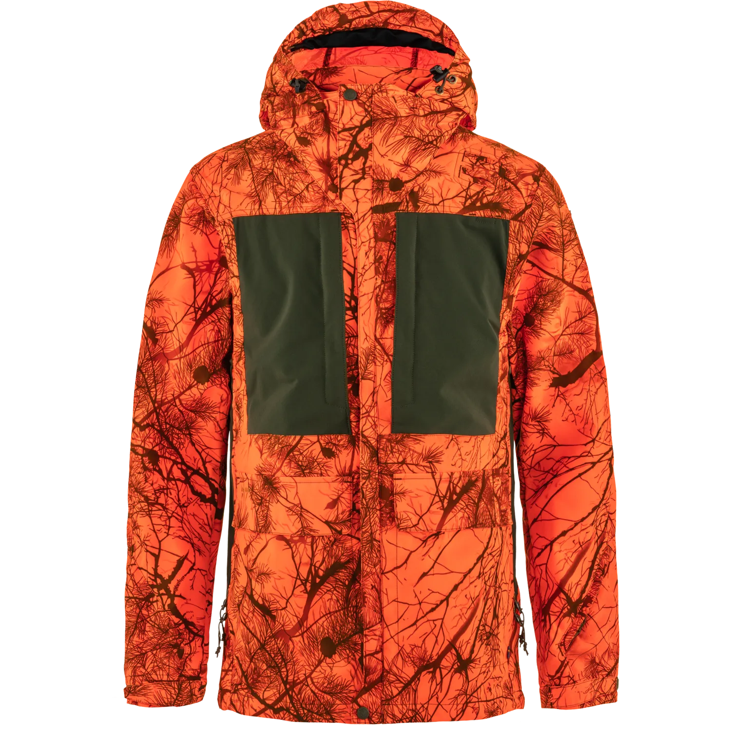 Fjällräven Lappland Hybrid Jacket Orange Multi Camo-Deep Forest | Buy Fjällräven Lappland Hybrid Jacket Orange Multi Camo-Deep Forest here | Outnorth