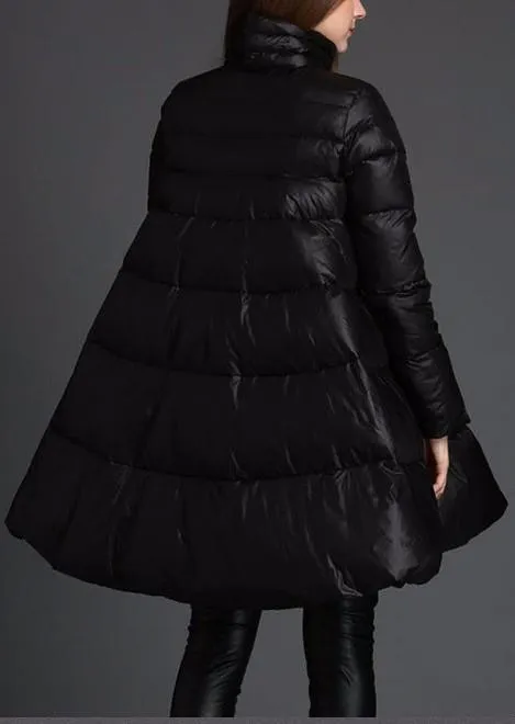 Flared Thick Puffer Down Coat