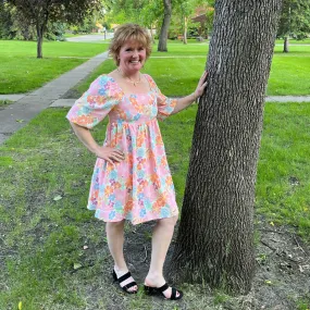 Floral Puff Sleeve Dress