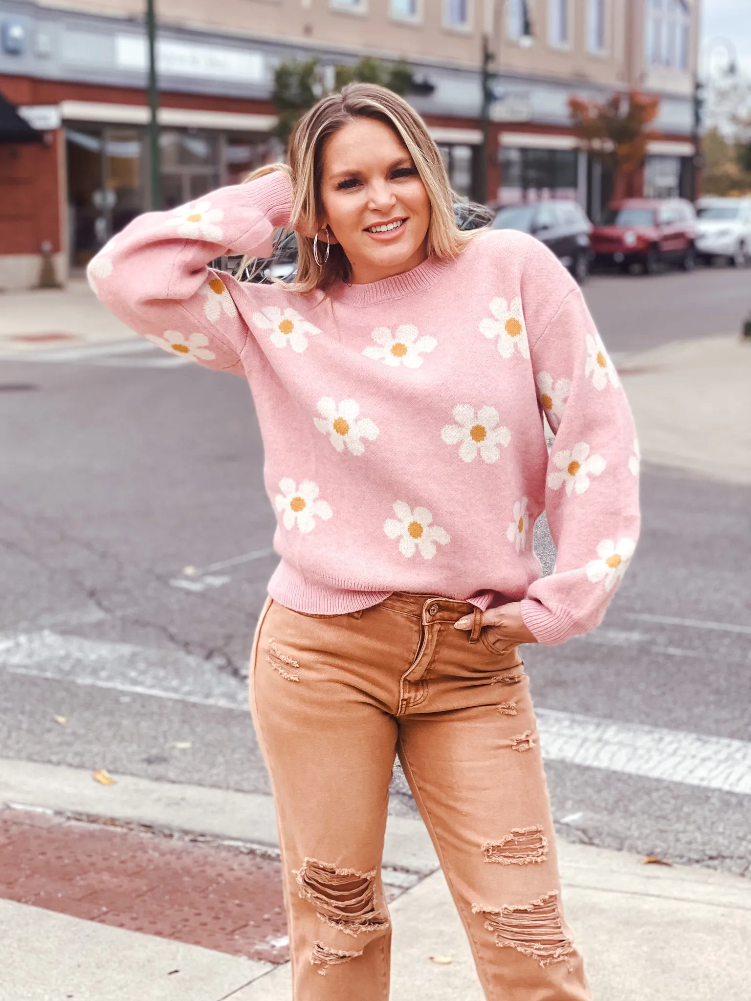 Flower Power Sweater