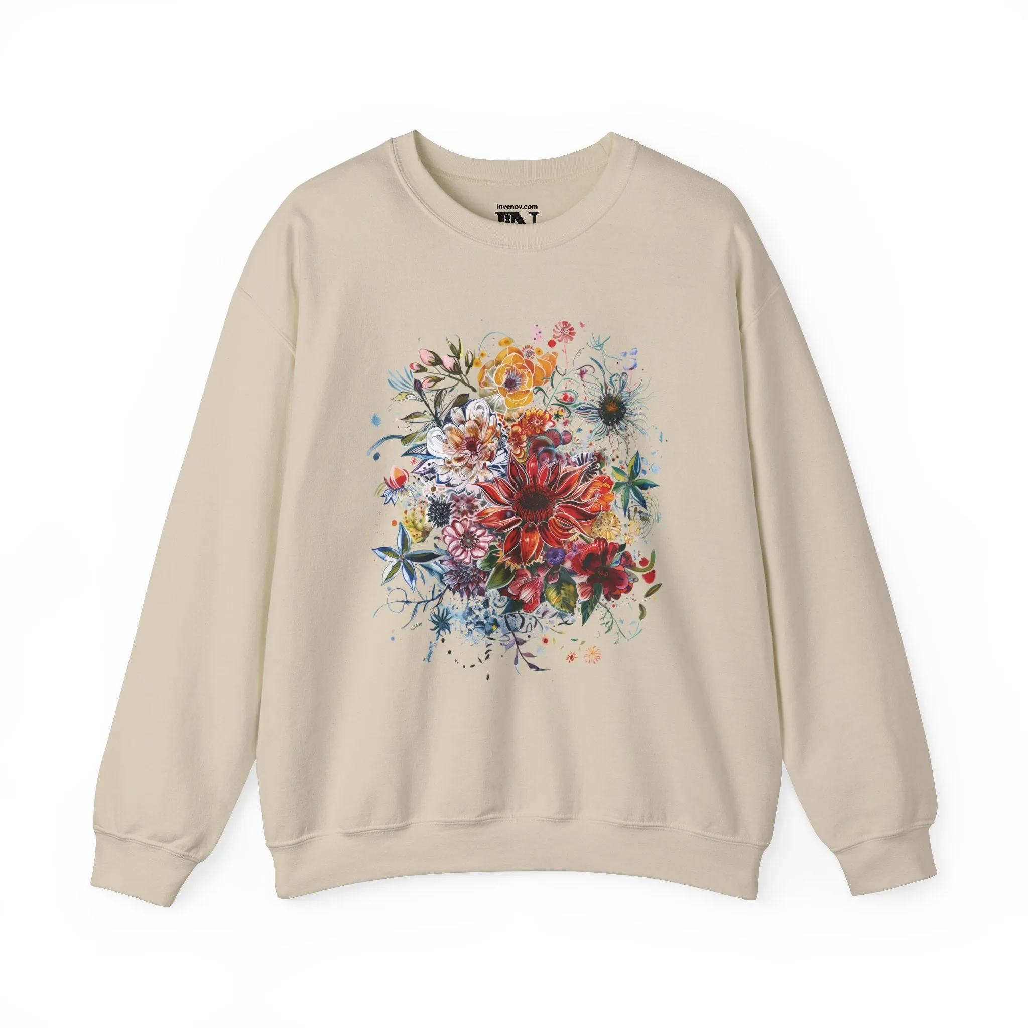 Flower Sweatshirt, Wild Flower Sweatshirt, Floral Sweater, Botanical Sweater, Flower Lover Sweatshirt, Grandma Gifts, Birthday Gifts