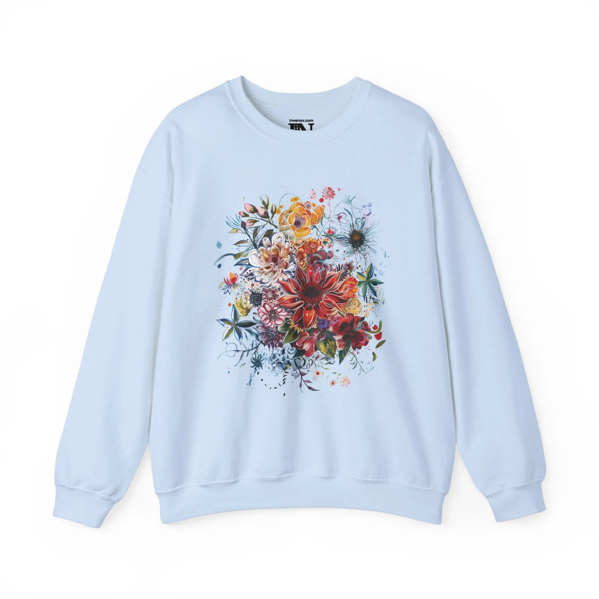 Flower Sweatshirt, Wild Flower Sweatshirt, Floral Sweater, Botanical Sweater, Flower Lover Sweatshirt, Grandma Gifts, Birthday Gifts