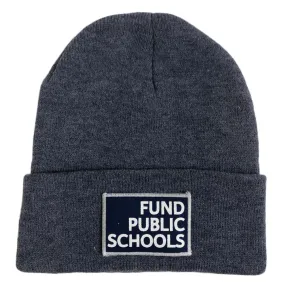 Fund Public Schools Beanie - Heather Navy