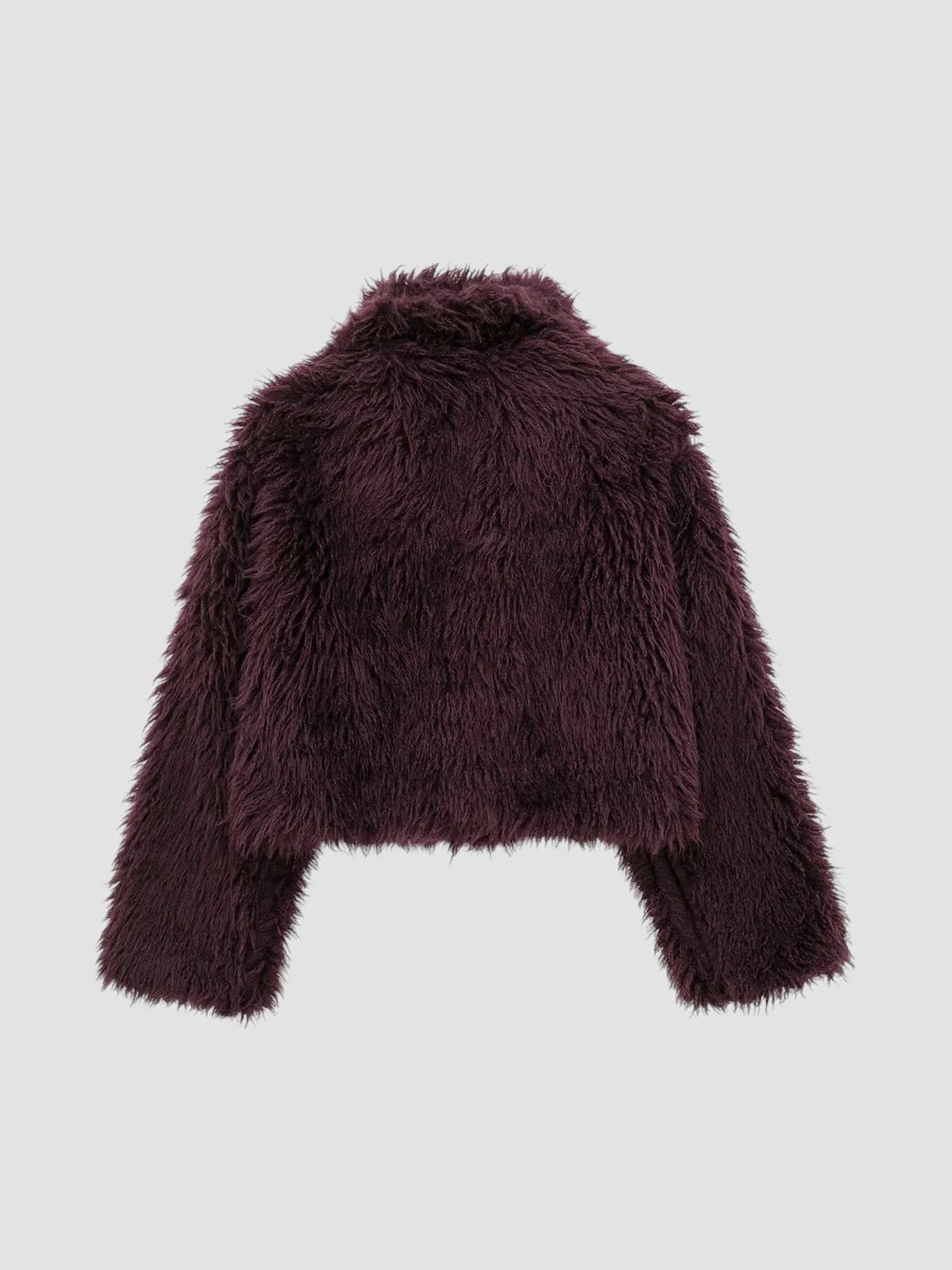 Fuzzy Faux Fur Short Coat