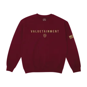 Gold Collection FLB Crewneck Sweatshirt - Maroon