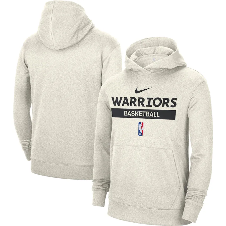 Golden State Warriors Nike 2022/23 Spotlight On-Court Practice Performance Pullover Hoodie - Black