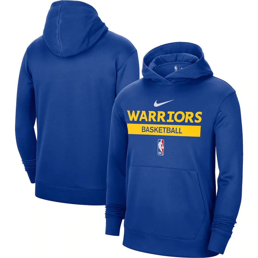 Golden State Warriors Nike 2022/23 Spotlight On-Court Practice Performance Pullover Hoodie - Black