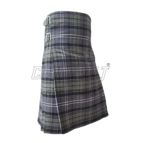 Hamilton Grey Tartan Kilt