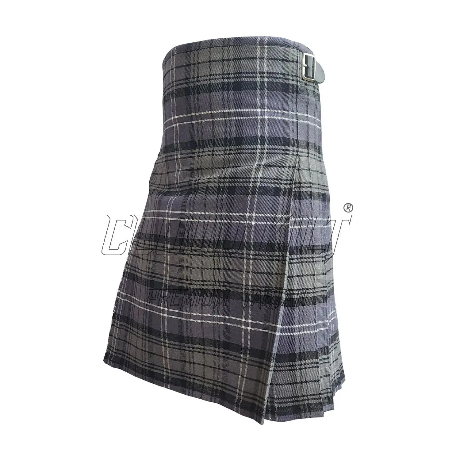 Hamilton Grey Tartan Kilt