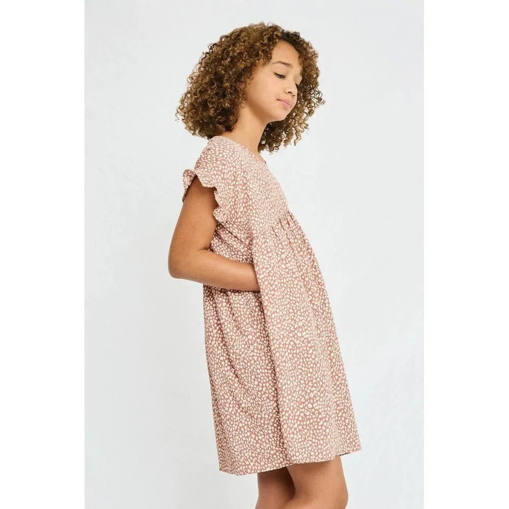 Hayden Los Angels Dotted V Neck Girls Tunic