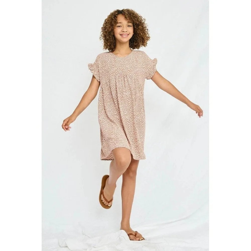 Hayden Los Angels Dotted V Neck Girls Tunic