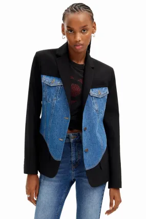 Hybrid Trucker Denim Blazer