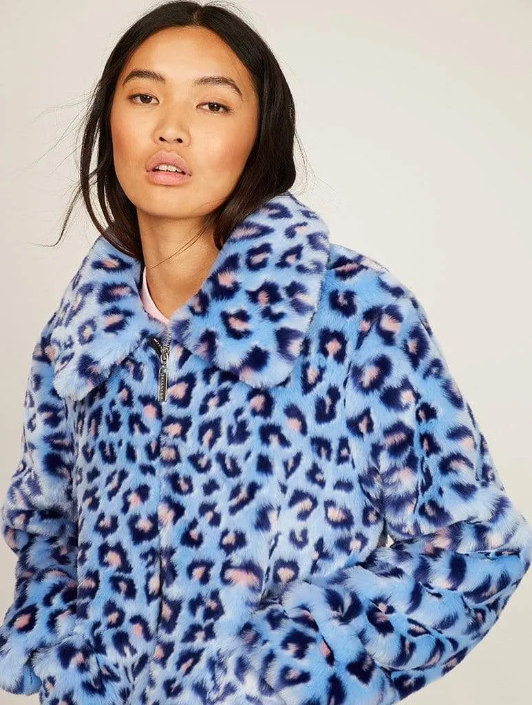 Hyper Leopard Coat