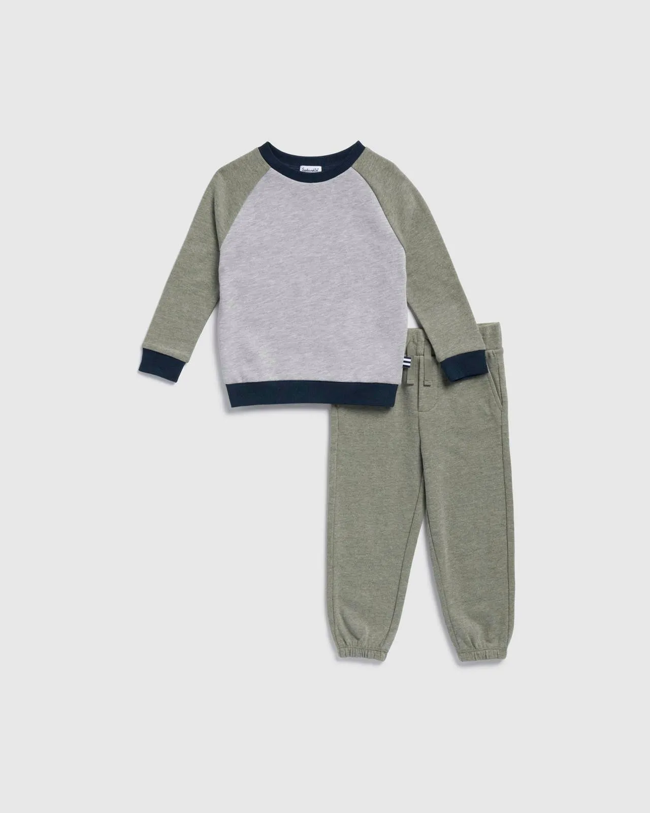 Infant Boys Colorblock Sweatshirt Set