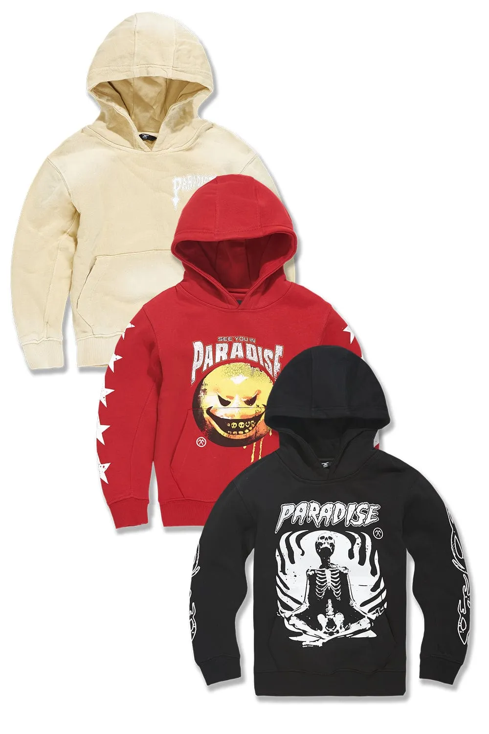 Kids Graphic Pullover Hoodie 3 Pack #3